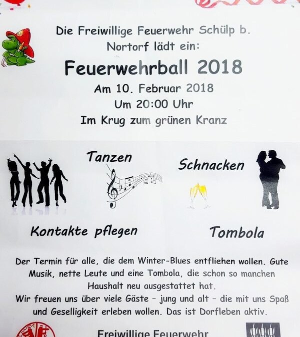 Einladung zum Feuerwehrball